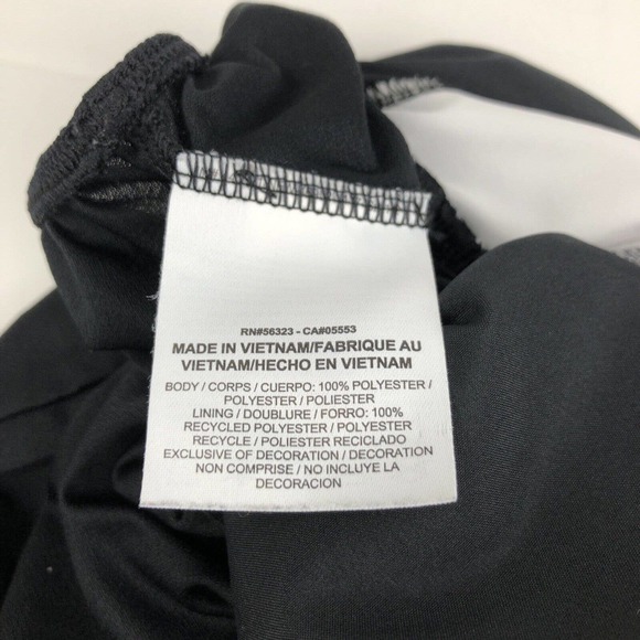 Nike DRI-FIT 3" Womens Running Shorts Size Small Lined Black White Gray - Picture 12 of 12